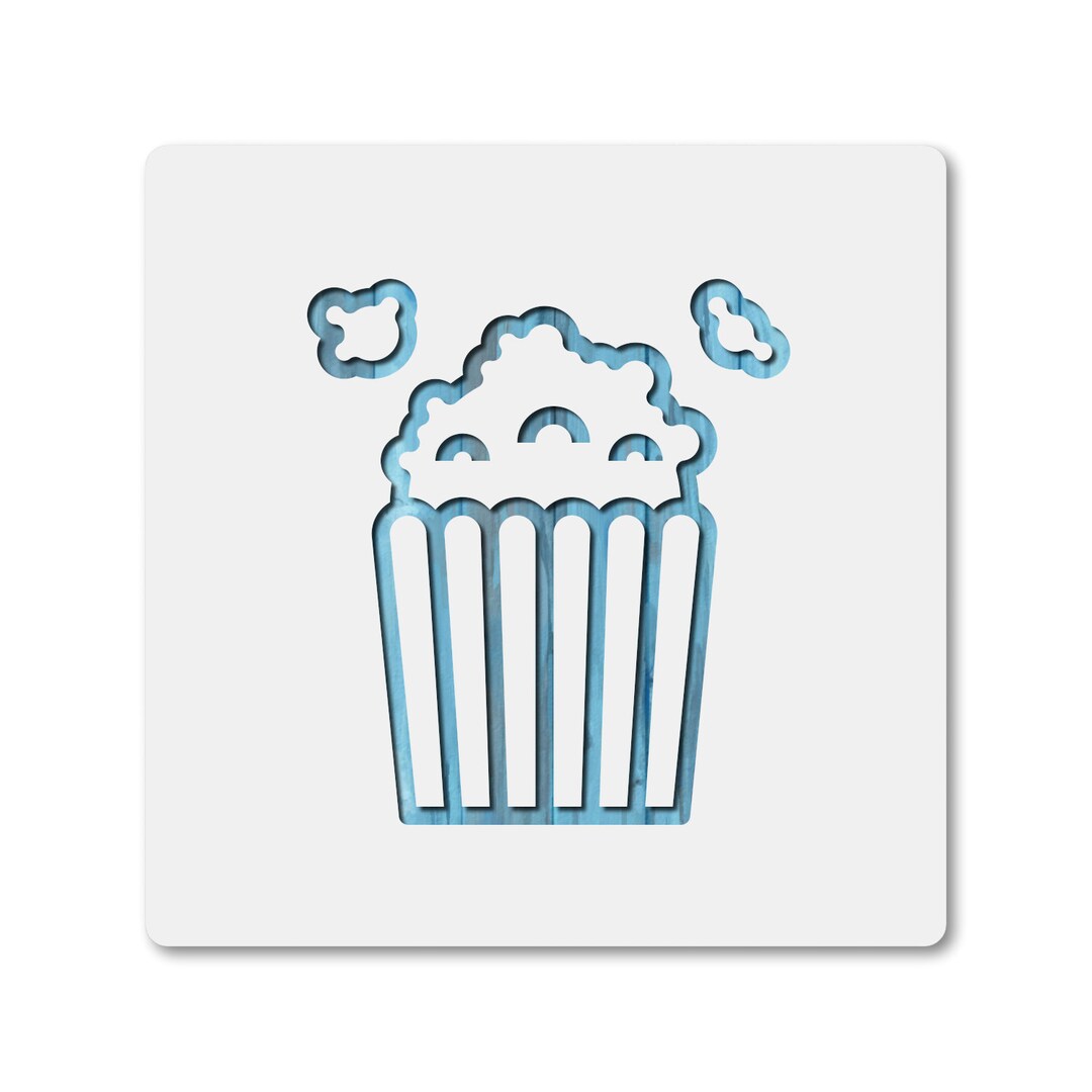 Popcorn Stencil Plastic Mylar Stencil for Painting Walls - Etsy