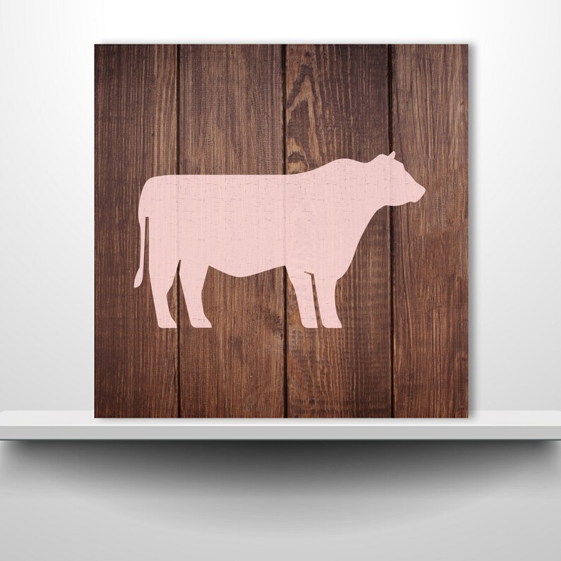 Cow Angus Beef Stencil Plastic Mylar Stencil for Painting - Etsy
