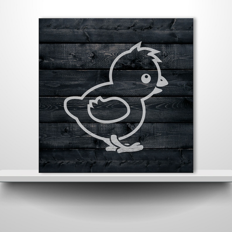 Signs ID 1874442 Stencil Plastic Mylar Stencil for Painting Walls Crafts Chick