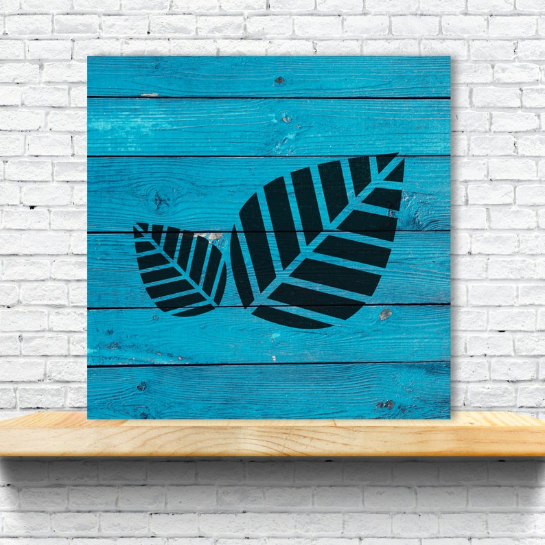Signs Walls ID 1727151 Crafts Stencil Plastic Mylar Stencil for Painting Leaf Floral Nature