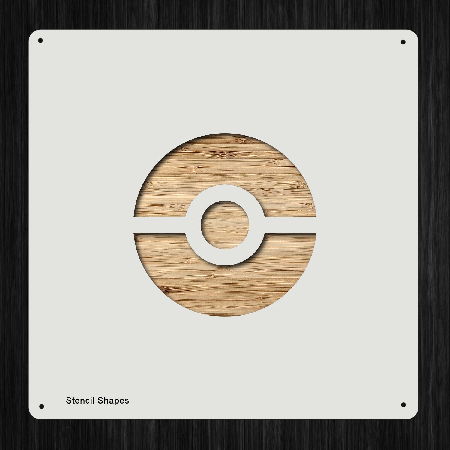 pokeball actions pokemon pokeball logo plastic mylar stencil etsy new zealand