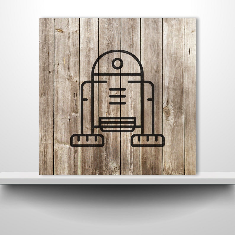 Robot Stencil Plastic Mylar Stencil for Painting Walls - Etsy