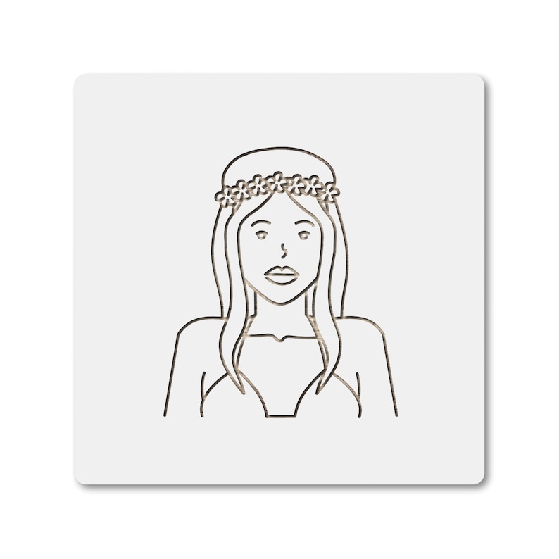 Walls Crafts Signs ID 1866146 Stencil Plastic Mylar Stencil for Painting Beach Girl Surf