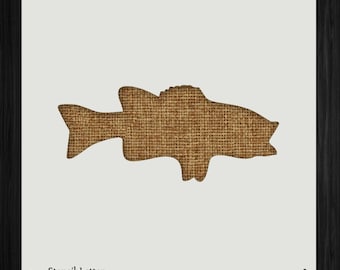 Big Mouth Bass Fish Style 429, DIY Plastic Stencil Acrylic Mylar Reusable