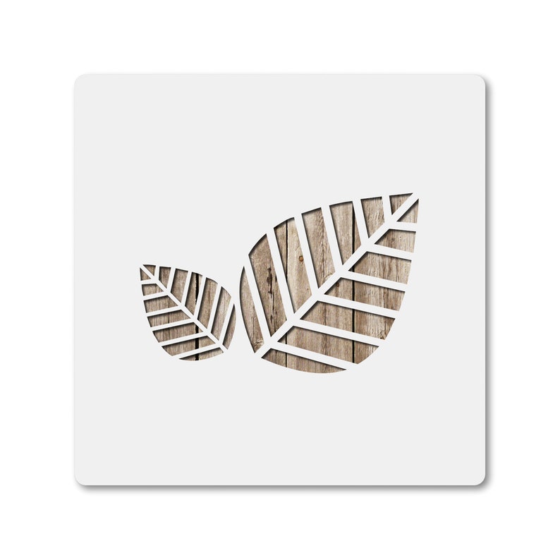 Signs Walls ID 1727151 Crafts Stencil Plastic Mylar Stencil for Painting Leaf Floral Nature
