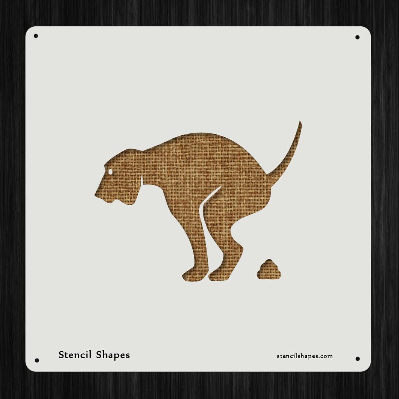 Dog Poop Pet Doggy Popping Style 9379 DIY Plastic Stencil - Etsy