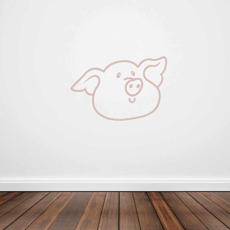 Pig ID 1874466 Crafts Walls Stencil Plastic Mylar Stencil for Painting Signs