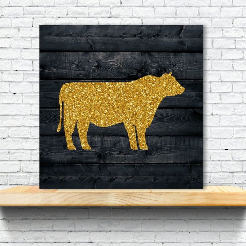 Cow Angus Beef Stencil Plastic Mylar Stencil for Painting - Etsy