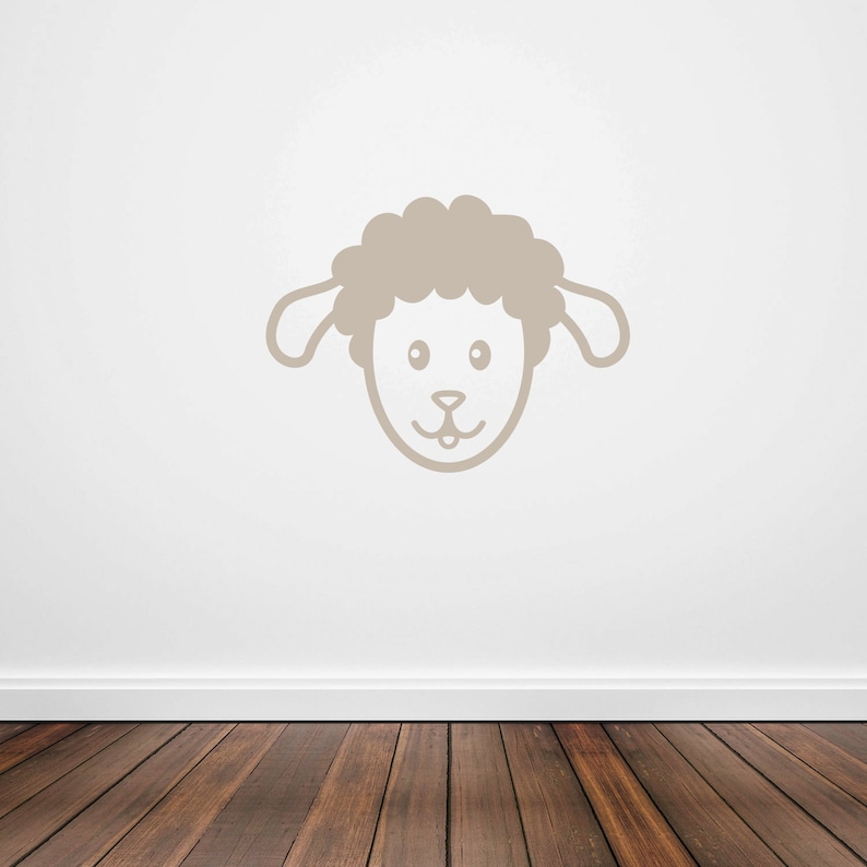 Stencil Plastic Mylar Stencil for Painting Crafts Signs Sheep Face Walls ID 1874447