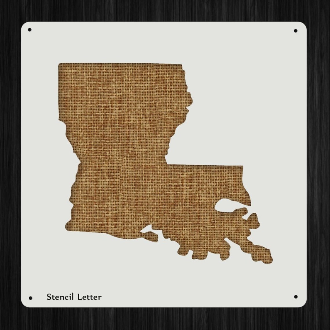 Louisiana State Style 1029 DIY Plastic Stencil Acrylic Mylar | Etsy