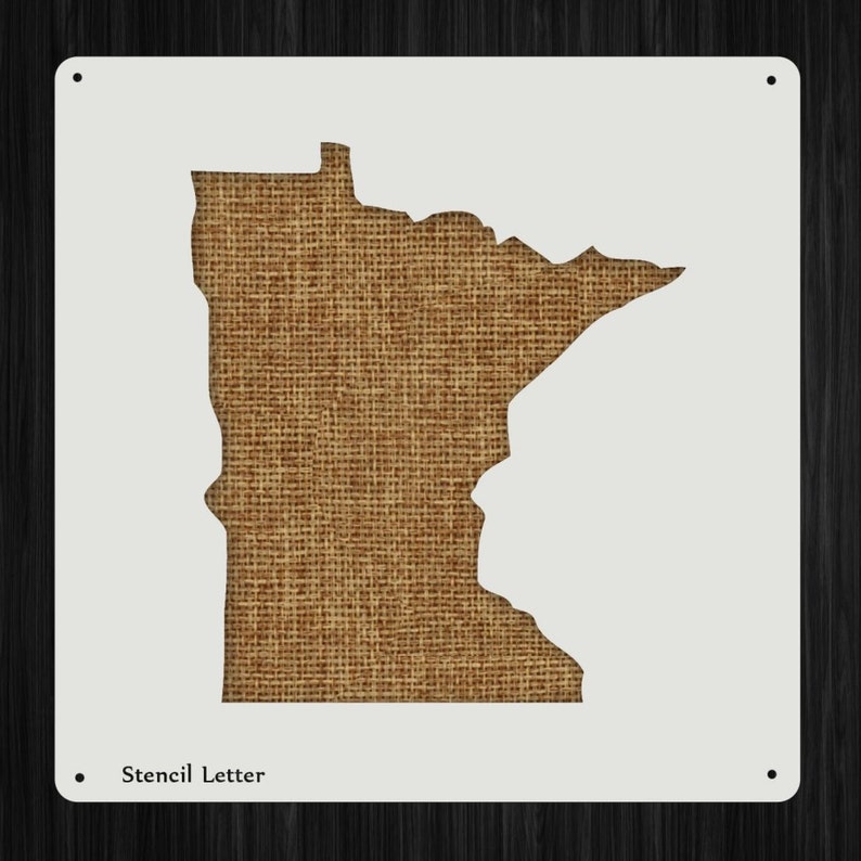 Minnesota State Style 1112 DIY Plastic Stencil Acrylic Mylar - Etsy