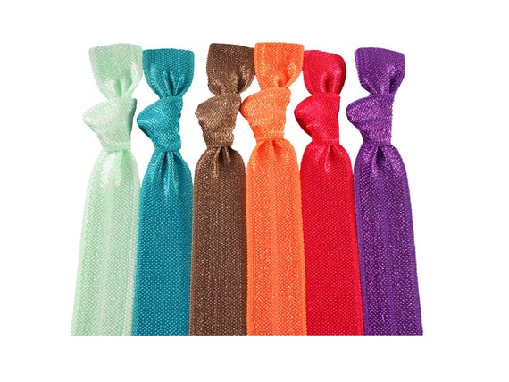 Ponytail Holder Fruit Forest Hair Tie Set 6 Gentle Hair Etsy