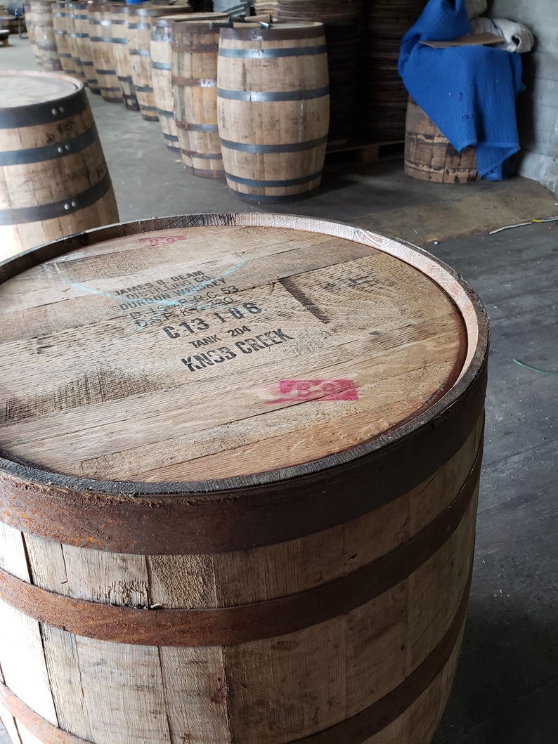 Custom bourbon barrel head quarter barrel Etsy