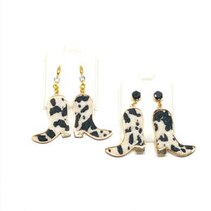 Cowboy Stiefel, Cowgirl Stiefel, Rodeo, Baumeln Ohrring Set, Draht Ohrringe, durchbohrte Ohrringe, Geschenk für sie Urlaub Geschenk, Freund Geschenk,