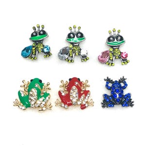 Frog Snap Buttons; 18mm Snap Buttons: Snap Button Jewelry, Badge Holders, Lanyards, Necklaces Bracelet, Frog Charm, Interchangeable Snaps