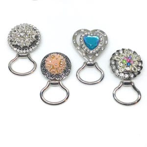 Porte-badge magnétique interchangeable à bouton-pression, porte-lunettes ; Porte-lunettes à bouton-pression, Porte-carte d'identité, Porte-étiquette, Lanière pour badge