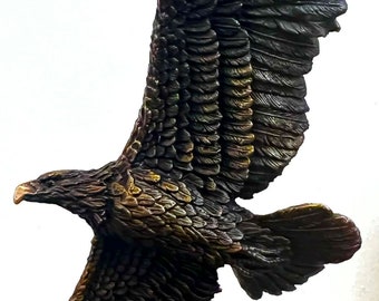 Solid Bronze Eagle by Steve Langford Limited Edition