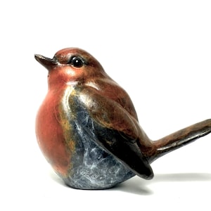 Limited Edition Hot Cast Solid Bronze Multi Patina Robin