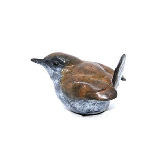 Limited Edition Hot Cast Solid Bronze Multi Patina Wren