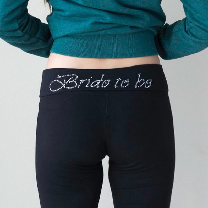 bride yoga pants