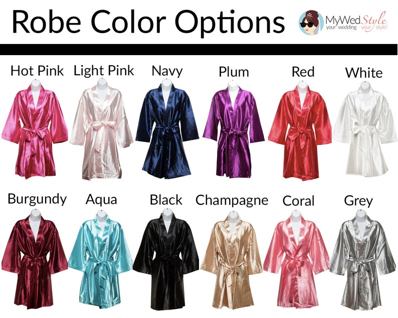 Bridesmaid Robe Plain PLUS Size Robes Bride Robe Etsy