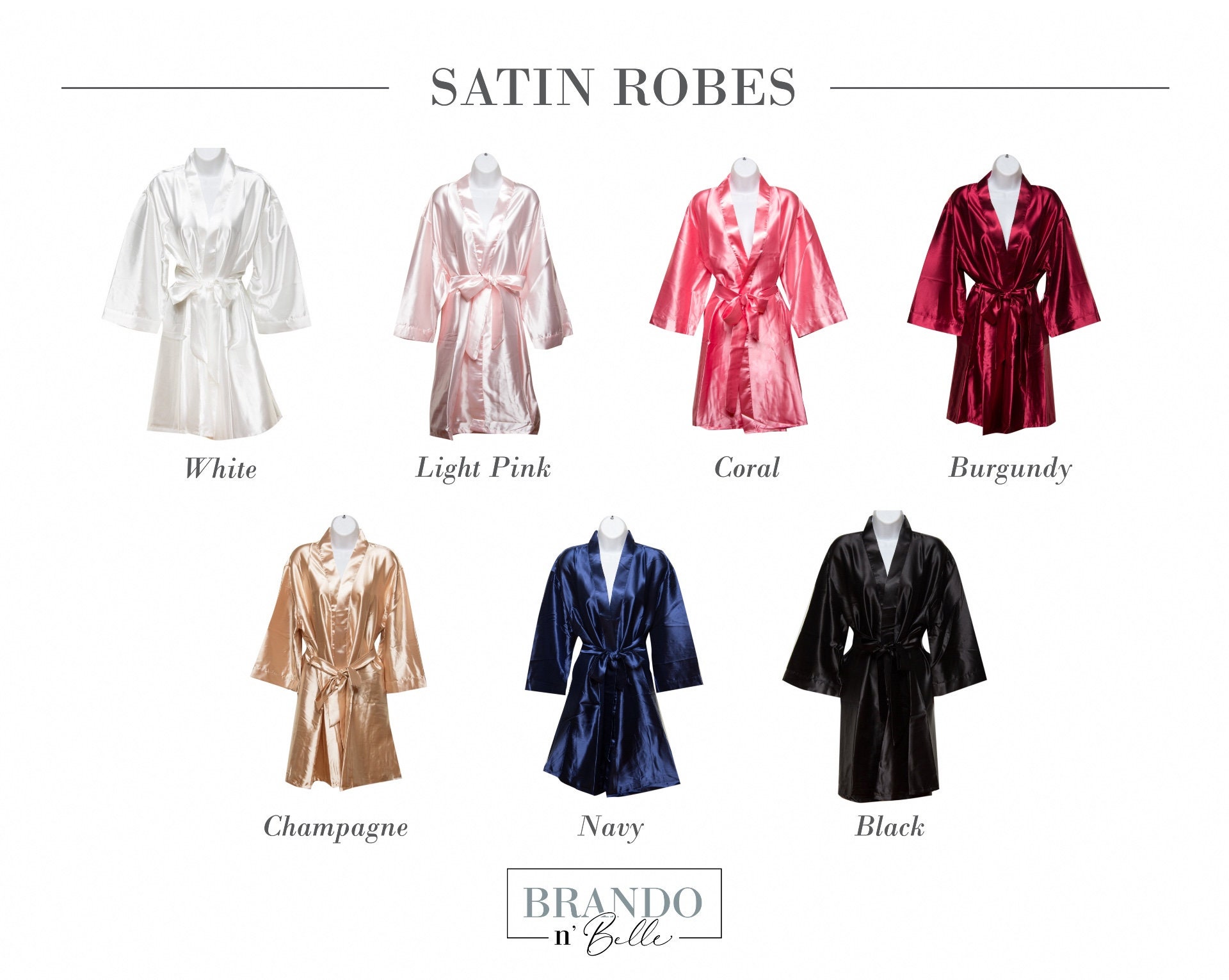 plain silk robes