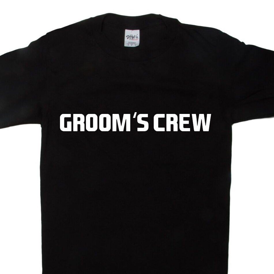 groom's crew t shirts