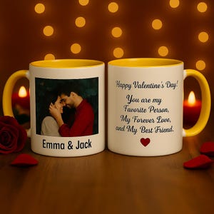Mug personnalisé Mug personnalisé avec photo et texte Ajoutez votre logo Mug photo avec image et texte personnalisés Mug en céramique de 11 oz Cadeau personnalisé image 10