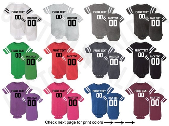Customized Infant Football Jersey Team 