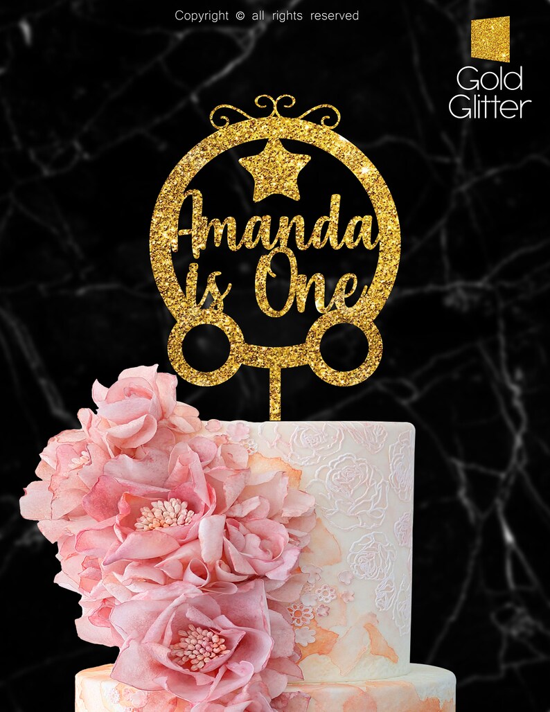 Customized Birthday Cake Toppers Children Birthday Happy Etsy