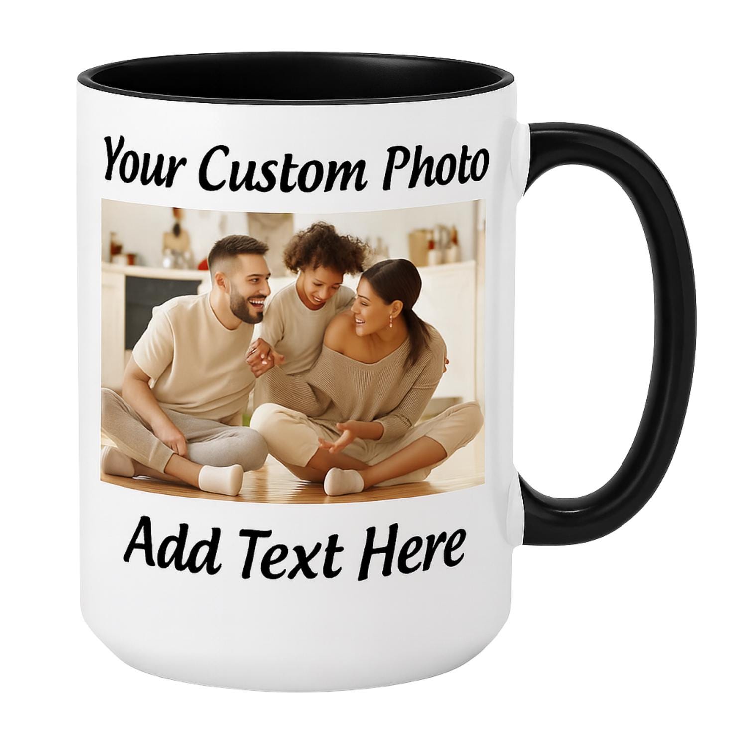 10 oz mug set Set of 6 Colorful Pottery Coffee Mugs, 10 oz main image 1