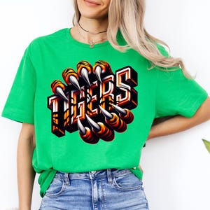 Fierce Tiger Claw Mascot Tee - School Spirit Game Day Shirt