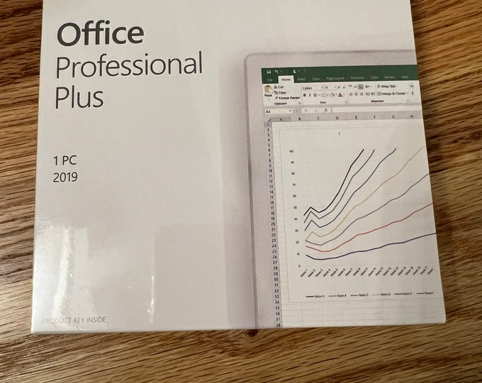 Microsoft Office 2019 Professional Plus DVD Sealed Retail Package /w ...