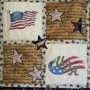 USA Flag wall hanging