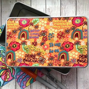 Dutch language tin vintage Boter Koekjes candy or biscuit tin rectangular tin storage container