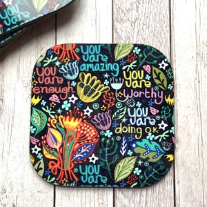 You Are Amazing Coaster, Motivational Quote Coaster, Positive Affirmation Coasters, Thinking Of You, Housewarming Gift, Inspirational Gifts. image 3