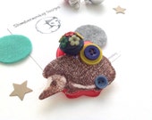 Sale Hedgehog Lapel Pin, Half Price Cute Hedgehog Badge, Quirky Animal Brooch, Woodland Jewellery, Button Jewelry.