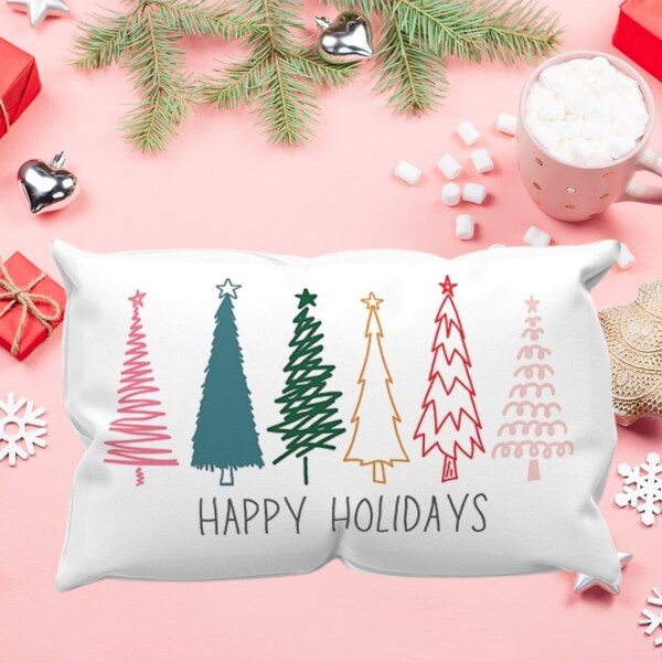 Outdoor Christmas Pillows Etsy