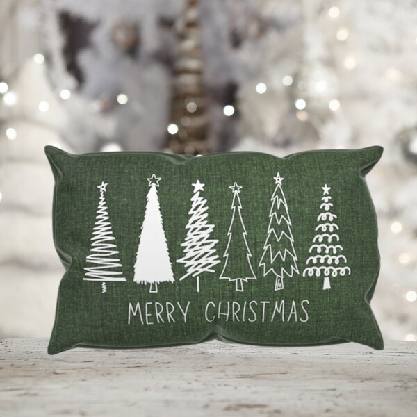 Outdoor Christmas Pillows Etsy