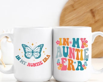 In My Auntie Era Coffee Mug, New Aunt Gift, Favorite Aunt, Cool Aunt Club, Auntie Mug, Auntie Era, Aunt Gift from Niece, Godmother Gifts