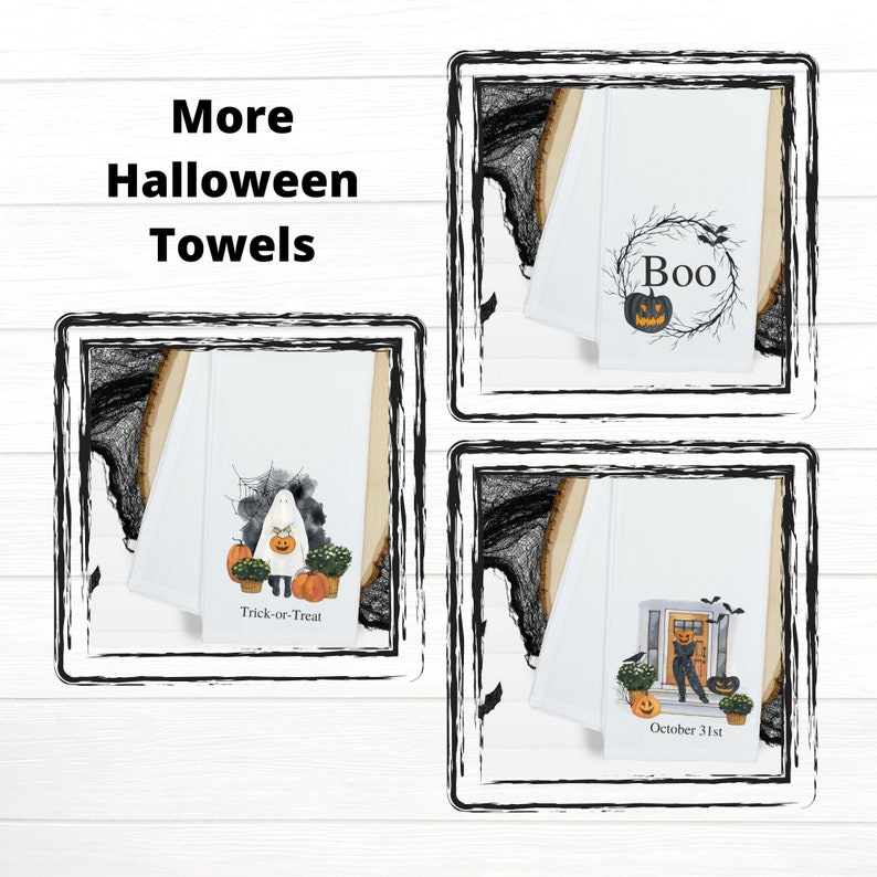 Halloween Tea Towel, Witchy Tea Towel, Fall Kitchen Towel, Funny Dish Towel, Kitchen Witch Décor, Kitchen Witch Towel, Witch Stuff image 4