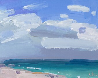 Original Acrylic Painting - Calm after the Storm - FREE SHIPPING WORLDWIDE