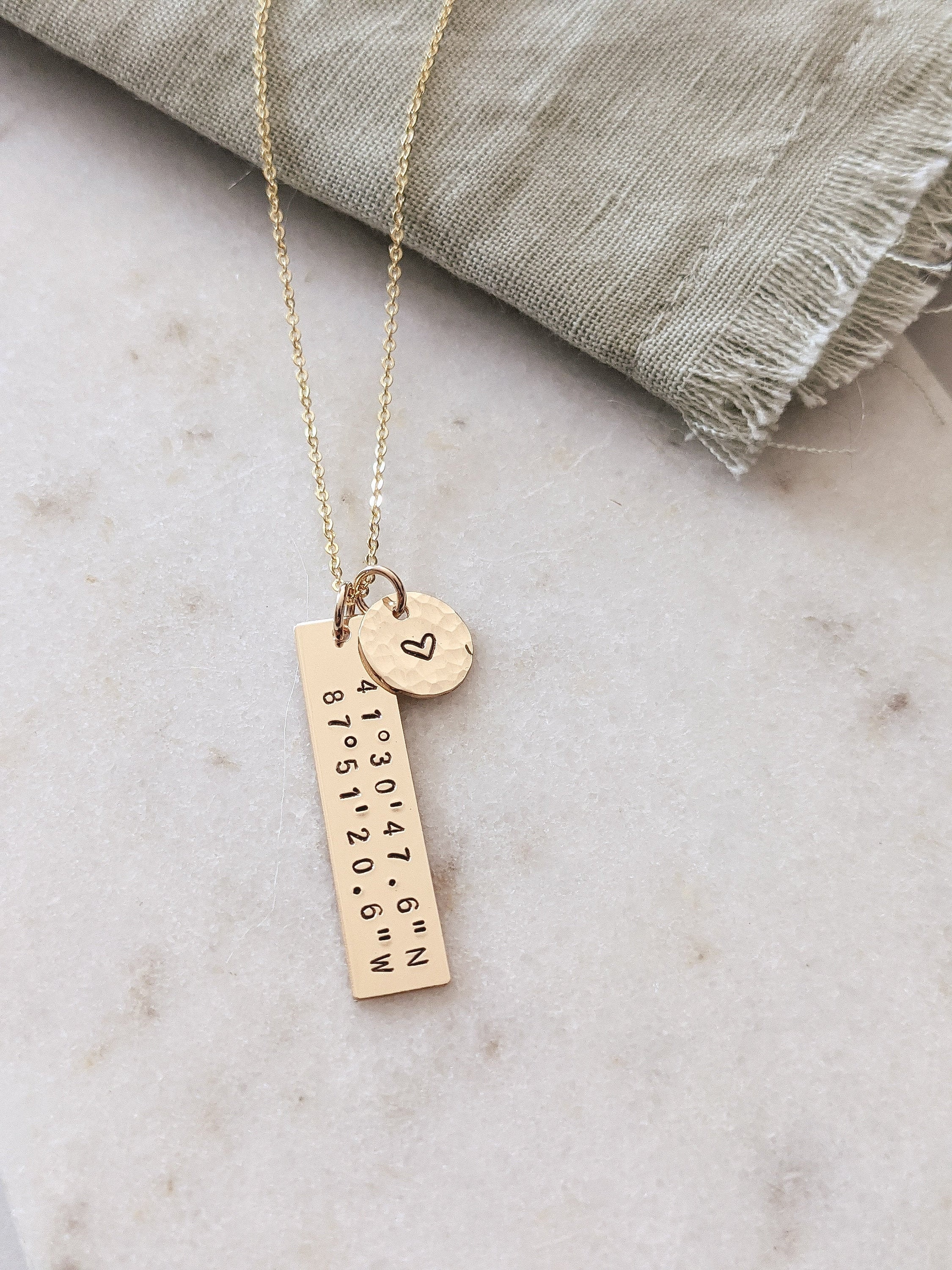 Coordinates necklace hotsell