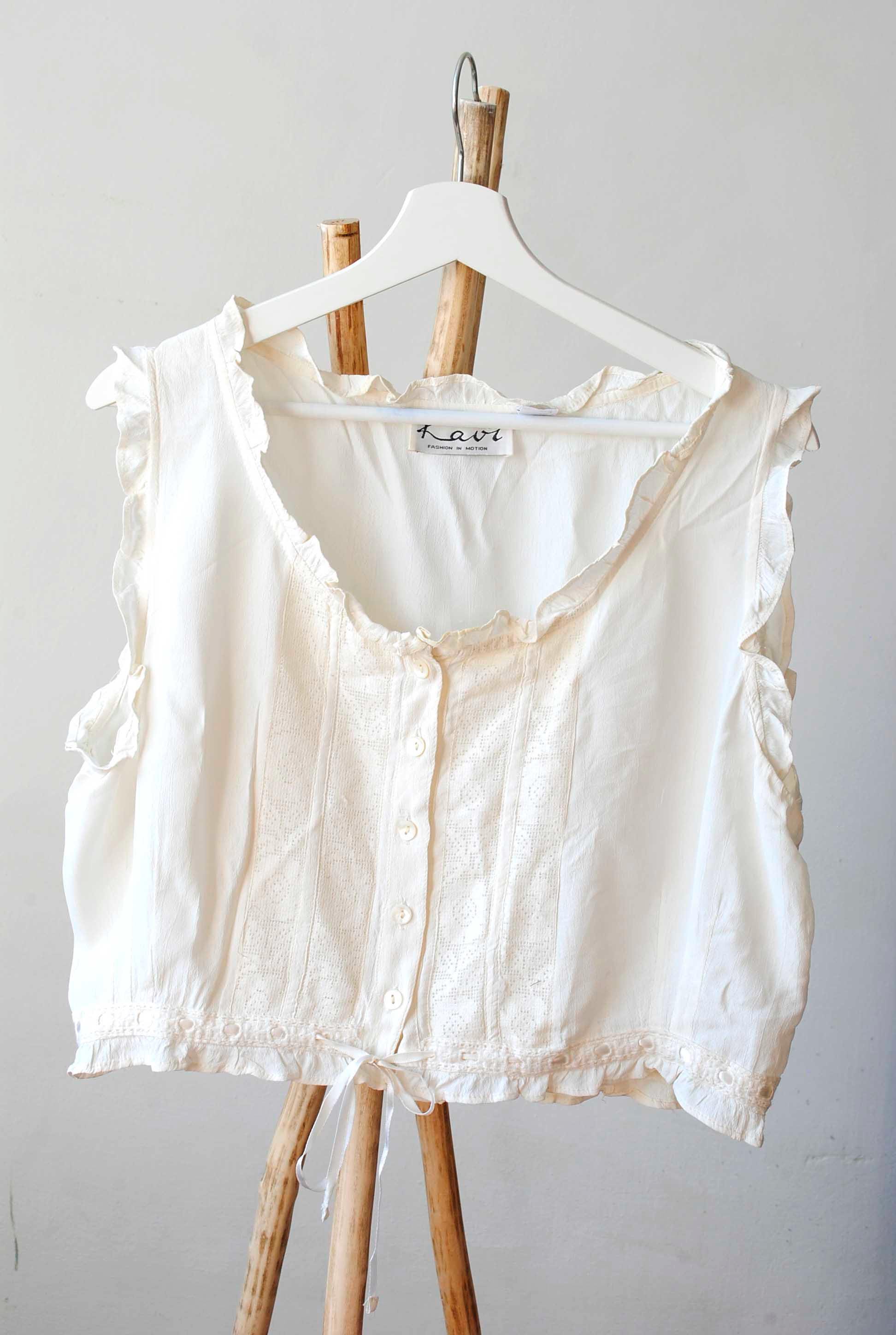 Ivory Lace Blouse - Etsy