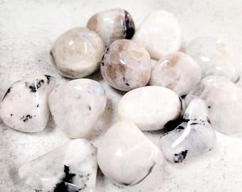 Rainbow Moonstone Crystal Tumblestones • Ethically Sourced