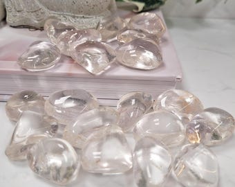 Clear Quartz Crystal Tumblestones • Ethically Sourced