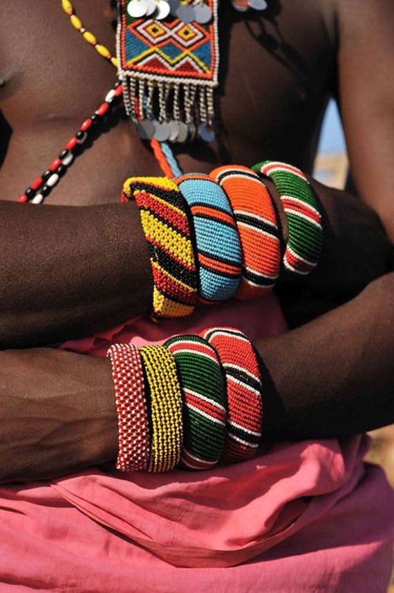 Maasai bracelet stock photo. Image of travel, purple - 57677570
