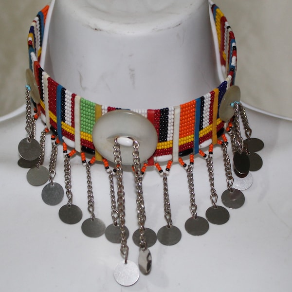 Maasai---Masai Handmade Choker Necklace