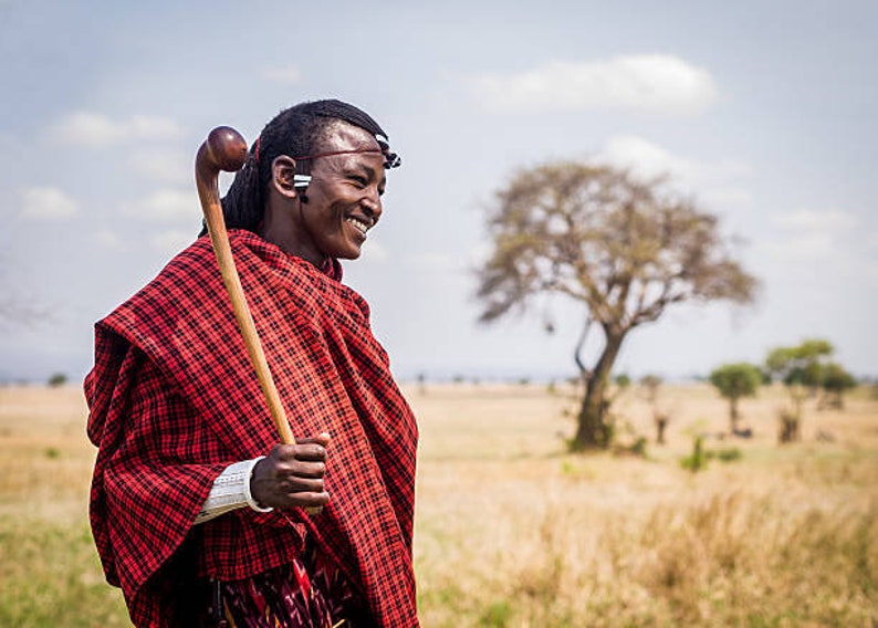 Traditional African Clothing Maasai