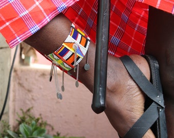 Maasai Handmade Men's Recycled Tire/Tyre Akala Sandals